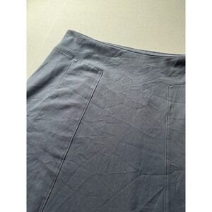 CJ Banks Women's Black Paneled Circle Skirt Plus Size 20W Stretch Modest